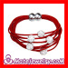 Leather Bracelets Crystal Balls