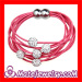 Leather Bracelets Crystal Balls