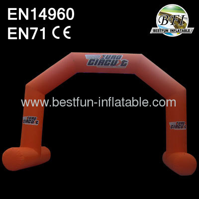 Orange 2014 New Advertising Promotional Inflatable Arch Door