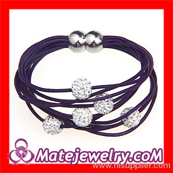 Multi Strand Leather Bracelet