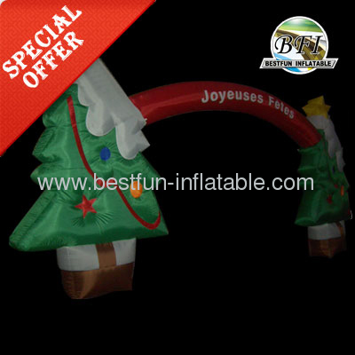 Inflatable Christmas Arch With Tree