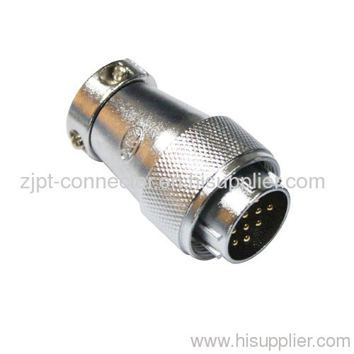 Zinc alloy housing circular plug