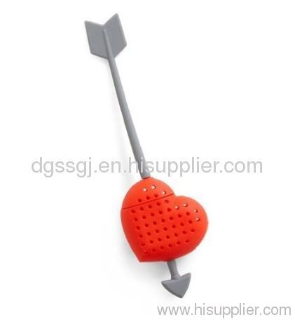 heart silicone tea infuser