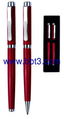 Promotional metal ball pen set