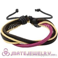 Cheap Personalized Friendship Leather Braided Bracelets For Women
