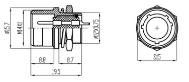 cable connector socket