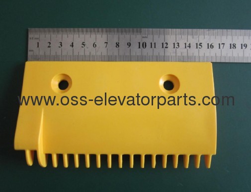 LG escalator -left Comb 159x90x90 17 teeth yellow plastic