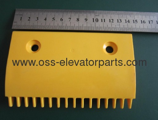 LG escalator -middle Comb 145x90x90 16 teeth yellow plastic