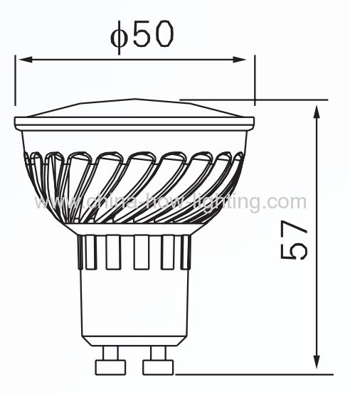 5W GU10 LED Bulb with 70pcs 3528SMD