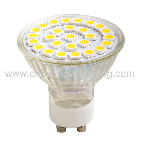 4W GU10 LED Bulb with 27pcs 5050SMD 