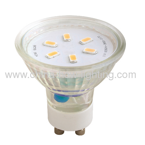 3W GU10 LED Bulb with 6pcs 5630SMD 