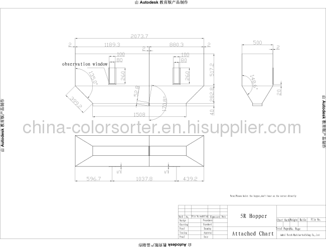 Wheat Automatic CCD color sorter