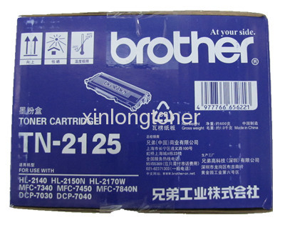 Brother TN-2125 Genuine Original Laser Toner Cartridge High Printing Quality Factory Direct Exporter