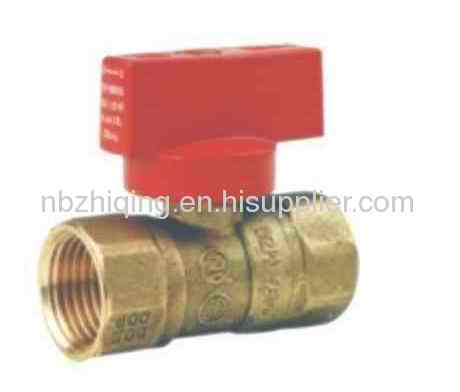 CSA 1/2;5psig & UL250psi Approved,FIP x FIP Brass Gas Ball Valve With Aluminum T Handle