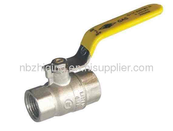 UL Approved,FPT/FPT Full Port Ball Valve With Steel Lever Handle;Nickel Plated