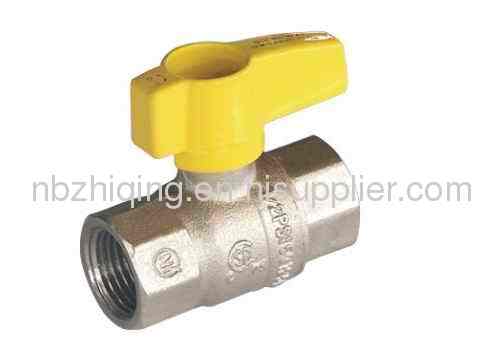 UL Approved,FPT/FPT Full Port Ball Valve With Aluminum T Handle, Nickel plated