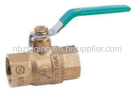 UL&CSA Approved,PTF/FPT Full Port Ball Valve With Steel Lever Handle