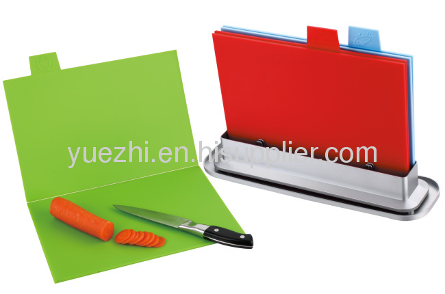 3pcs folding chopping board with water pan