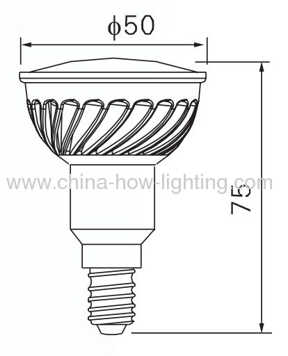 5W JDR E14 LED Bulb with 70pcs 3528SMD