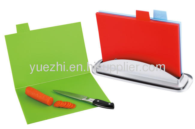 3pcs folding cutting board with water pan