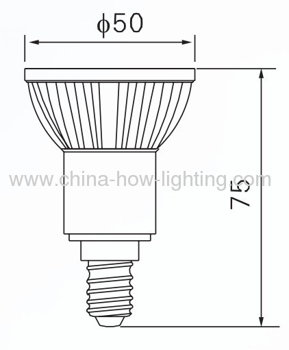 6W JDR E14 LED Bulb COB Chip