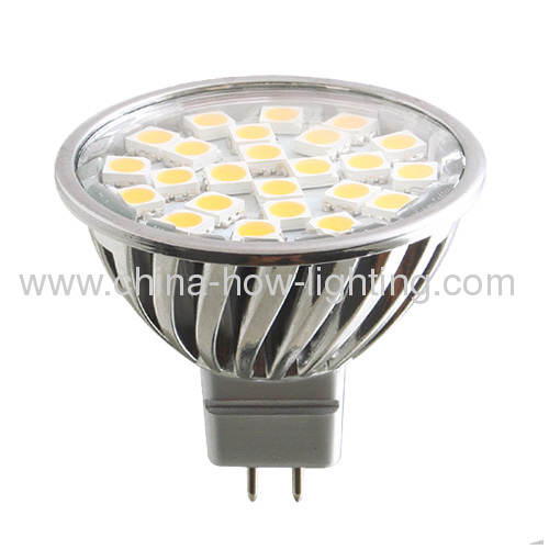 4.5W MR16 LED Bulb with 24pcs 5050SMD