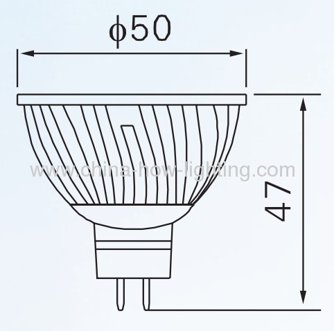 4.5W MR16 LED Bulb with 24pcs 5050SMD