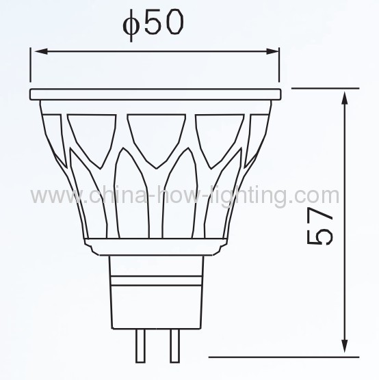 7W MR16 LED Bulb with 12pcs 5630SMD