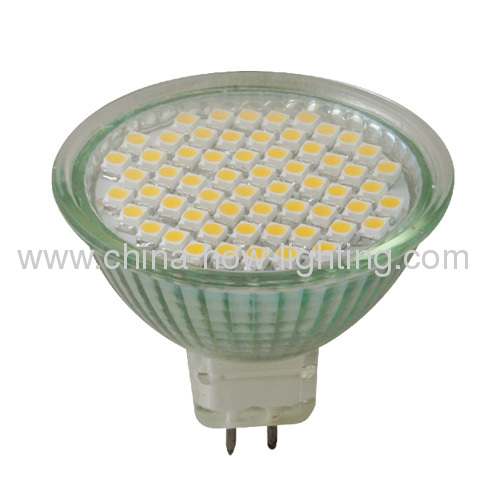 2.4W MR16 LED Bulb with 60pcs 3528SMD