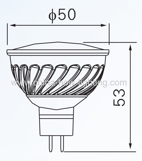 5W MR16 LED Bulb with 70pcs 3528SMD