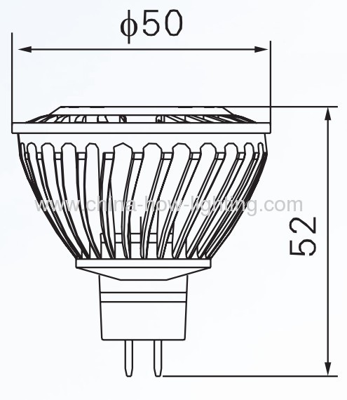 3.5W-4.5W MR16 LED Bulb with high power LED