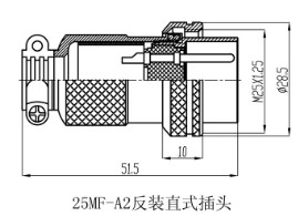 electronic wire plug and socket