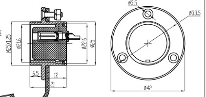 cable connector socket