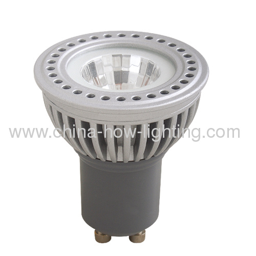 6W GU10 LED Bulb with1pc COB Chip