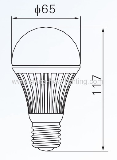 5W-8.5W E27/E26/B22 Ceramic LED Bulb with 5630SMD