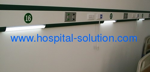 Hospital Using Medical HeadWalls with French Standard Medical Gas Outlets