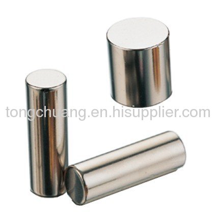 Magnetic zinc coated neodymium Cylinder 