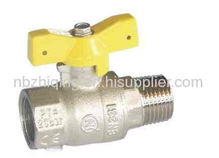 EN331 Approved MOP5-20,M/F Full Port Ball Valve With Aluminum T Handle