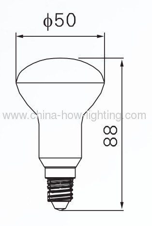 3W-8W E14/E27 Ceramic LED Bulb with 5630SMD