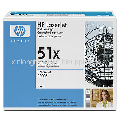 Original toner cartridge for HP7551X with high quality