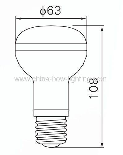 3W-8W E14/E27 Aluminium LED Bulb with 5630SMD