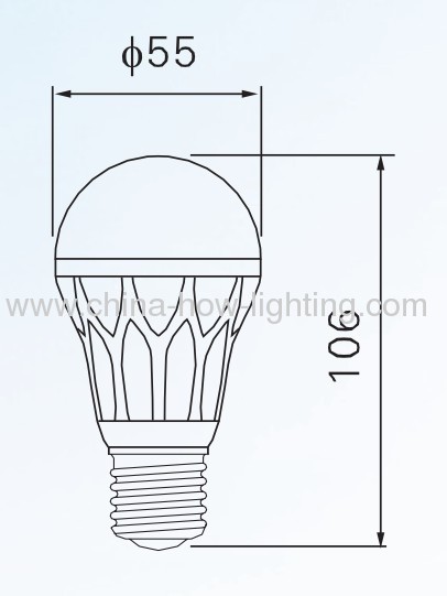 5W-13W E27 Aluminium LED Bulb with 5630SMD