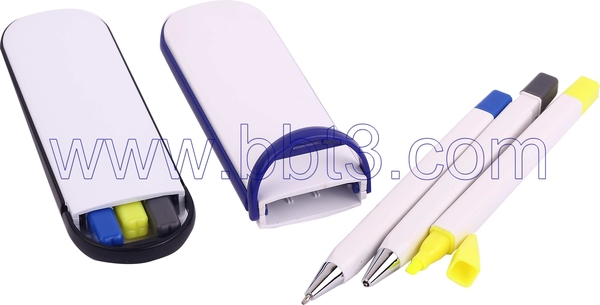 3PC promotion highlighter pens in one set