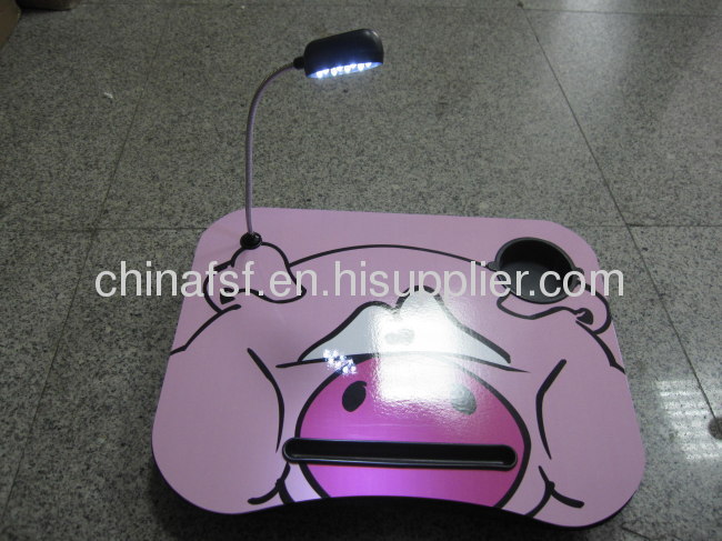 LEDlaptop table laptop desk and portable laptop with LED for pig design