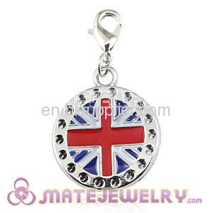 High Fashion British Flag Pave Beads Shamballa Bracelets UK Sale