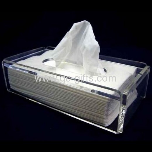 Rectangluar acrylic tissue boxes