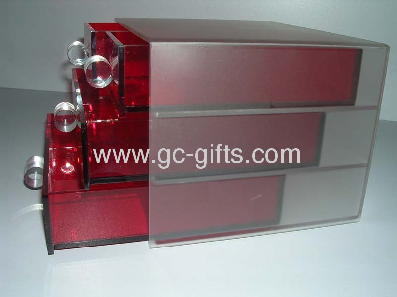 4 drawers acrylic storage boxes