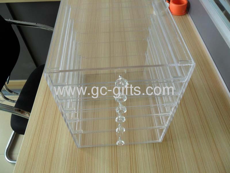 4 drawers acrylic storage boxes