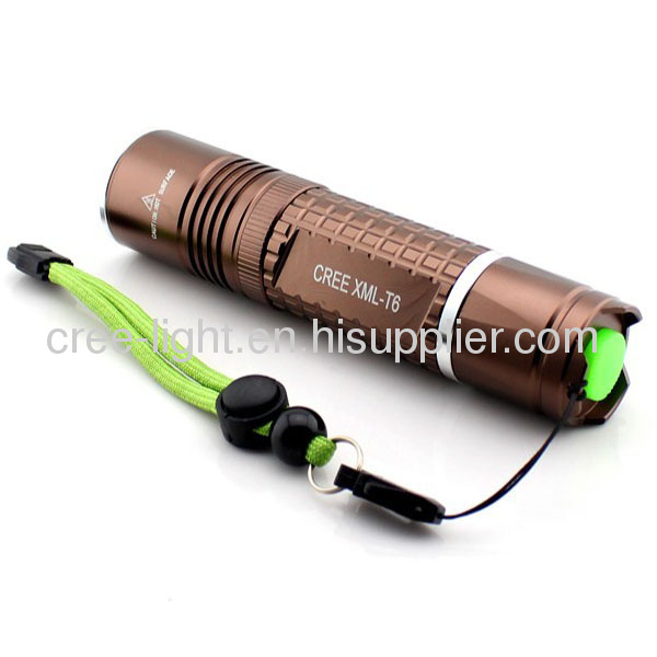 18650 OR 26650 Rechargeable Battery Used High Power Portable LED Flashlight With CREE XML T6 Bulb ACK-1166