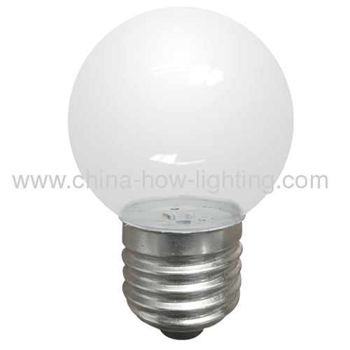 0.8W E27 Ceramic Decoration LED Bulb with 6pcs 3014SMD